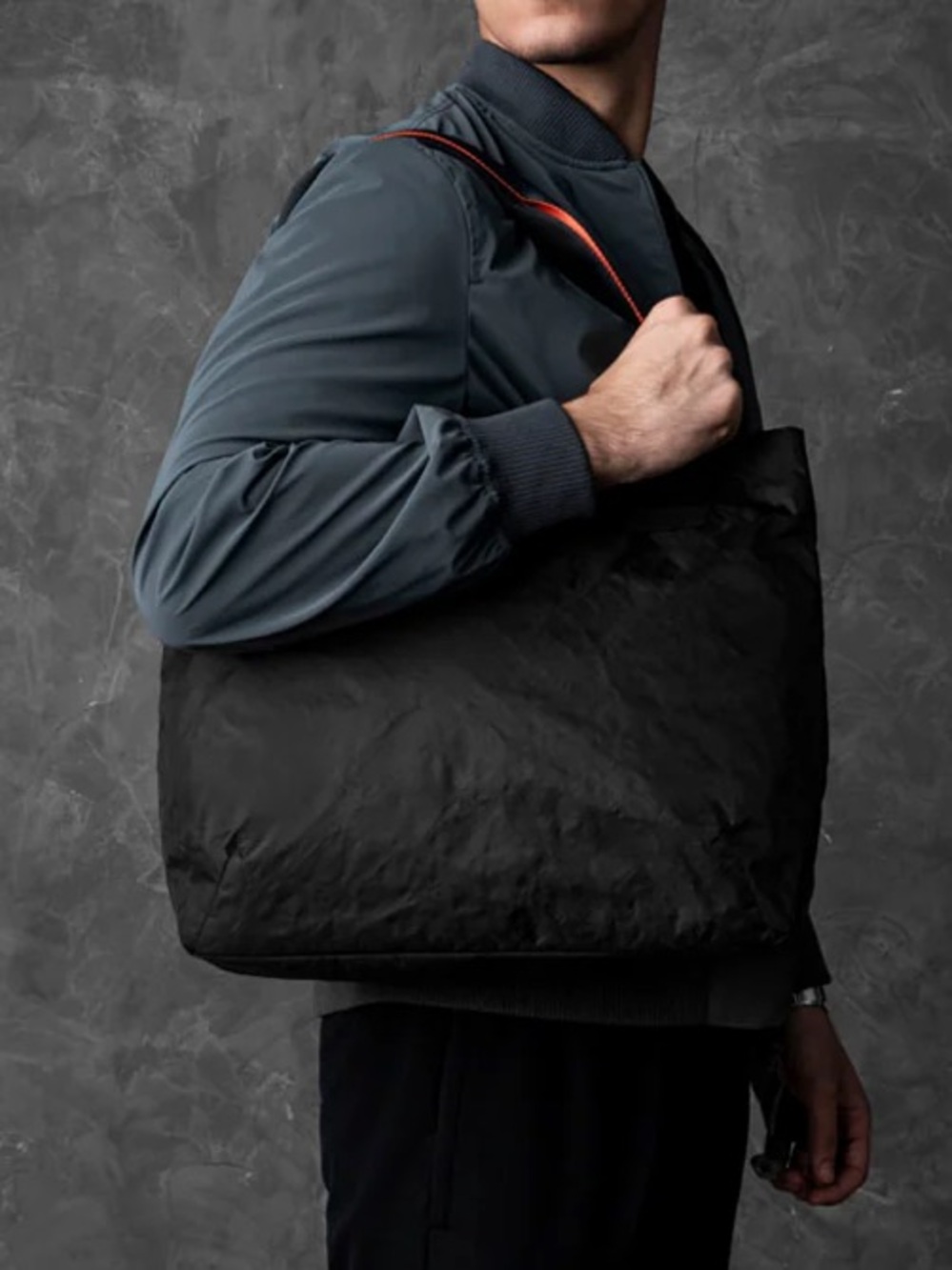 NWT ALPAKA ELEMENTS TOTE in Black Knight - Picture 2 of 9